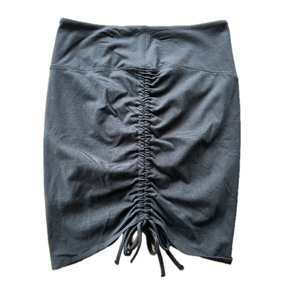 Earth Yoga Eco Gather Side Cinch Cotton Blend Skirt - Picture 4 of 6